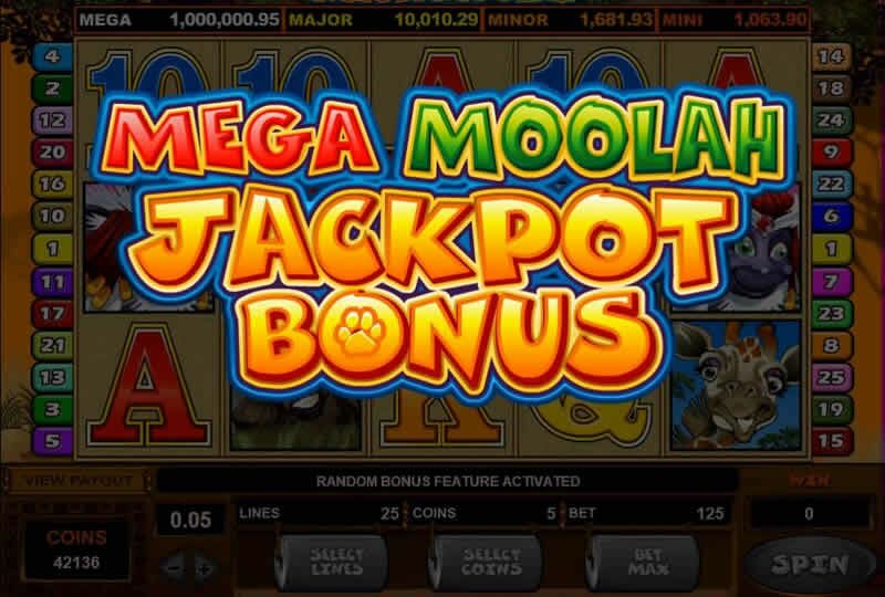 Mega Moolah au Zodiac Casino